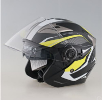Мотошлем RACER BLD-708 (L) черный/желтый (9)