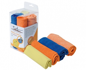 41dddc56-1b15-11e5-b4a0-001e673659ad Эрлайн (АВ-V-06) Набор салфеток из микрофибры  треугольники  в