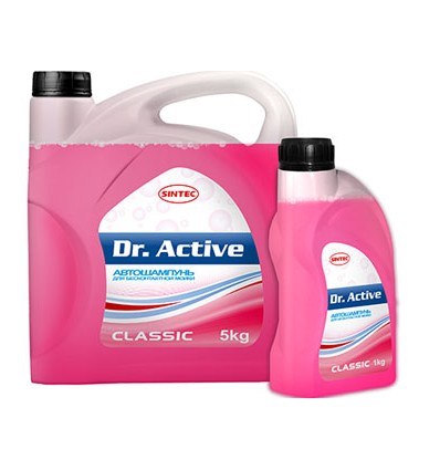 46e25df3-d3e9-11e5-ac7f-0cc47a3200a7 Sintec Автошампунь Dr. Active CLASSIC для б к мойки  5кг (4шт)