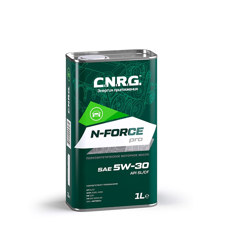Масло моторное C.N.R.G N-Force Pro SAE 5W-30 SL CF п с. (1л)