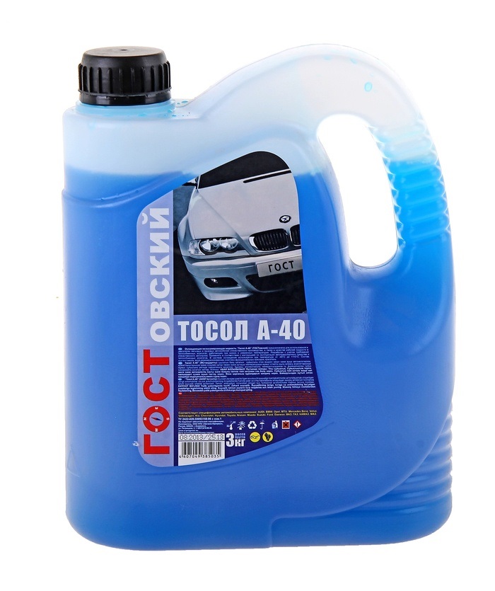1024e645-d643-11e5-ac7f-0cc47a3200a7 Тосол ГОСТОВСКИЙ А-40 (синий) (5кг) (4шт)