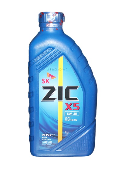 4428838c-e9ed-11e5-8ac7-0cc47a3200a7 Масло моторное Zic X5 SAE 5w-30 SN п синт. (1л)