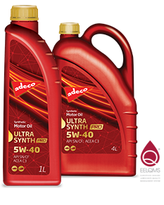 6ebc7f10-afc4-11ea-a25b-04d9f508137a Масло моторное ADECO Ultra Synth Pro SAE 5W-40 A3 B4  SN CF син