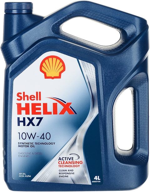 c7a11279-3e4d-11e4-bc9f-001e673659ad Масло моторное Shell Helix HX7 SAE 10W-40 (синий) SN CF  A3 B3