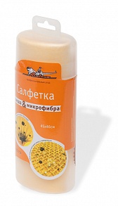 0b08edb9-1b10-11e5-b4a0-001e673659ad Эрлайн (АВ-C-01) Салфетка в тубе из замши и микрофибры 45х46 см