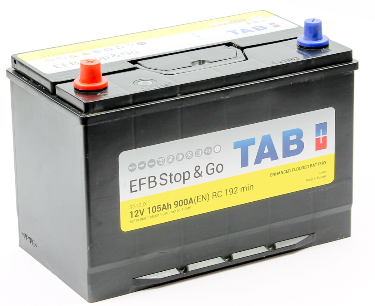 9cfc7a9e-0eea-11e7-bb1c-0cc47a3200a7 АКБ TAB 6ст-105 пр. Jeep EFB STOP&GO