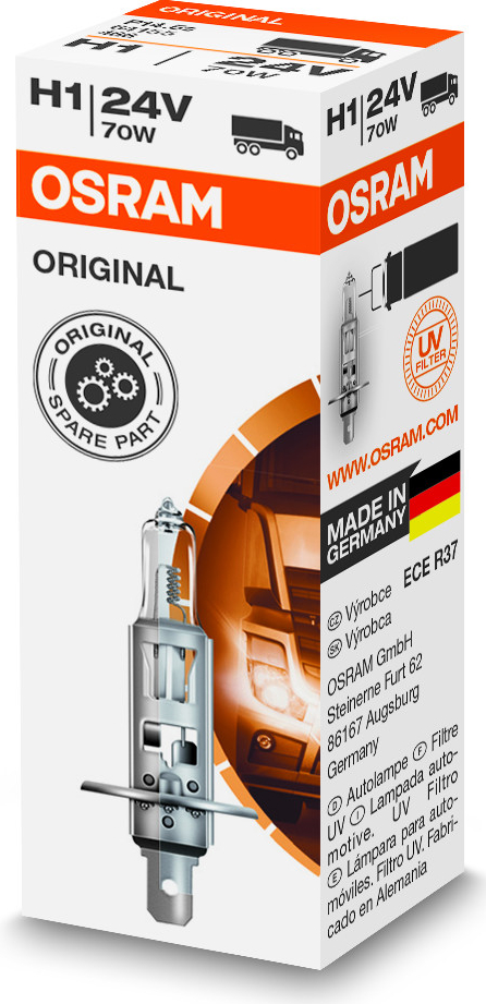 a025ee3e-7004-11ea-a254-04d9f508137a Автолампа  24V Н1 70W  OSRAM  64155