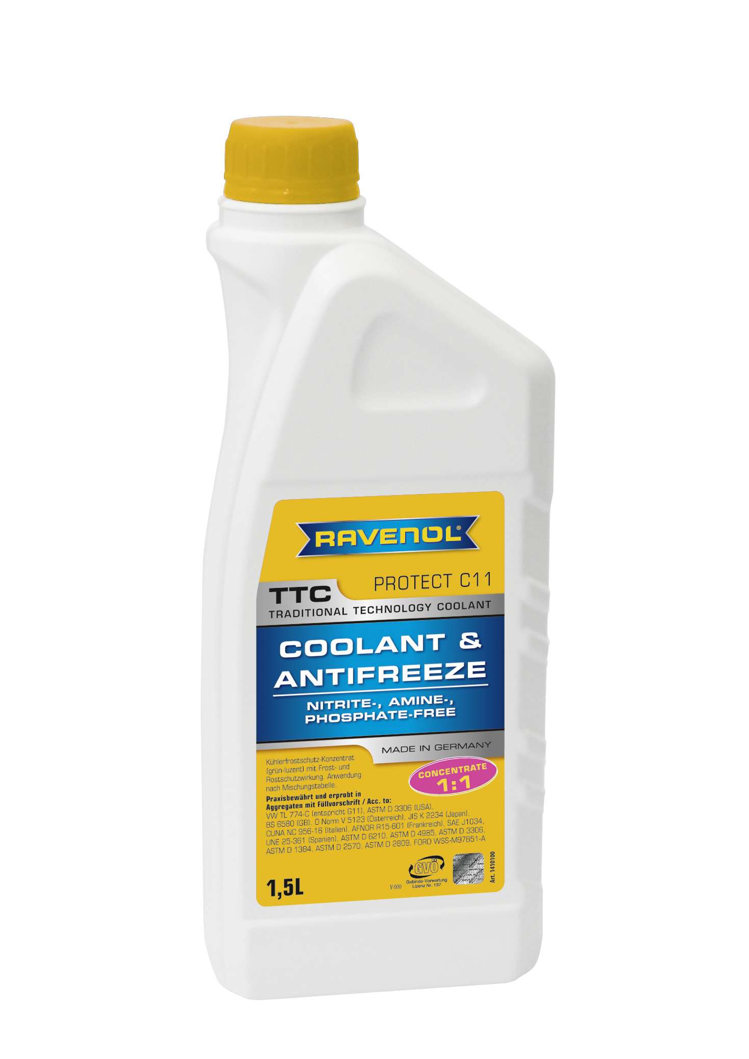 491c2004-d562-11e5-ac7f-0cc47a3200a7 Ravenol Антифриз TTC Traditional Technology Coolant Concent -75