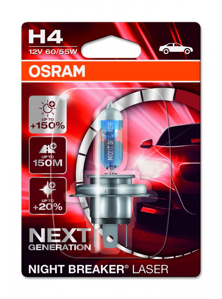 909456bd-62a3-11ea-a250-04d9f508137a Автолампа H4 60 55W+150% (64193NL_01B) 1 шт. Night Breaker Lase