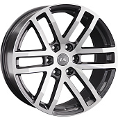 LS 9x18/6x139,7 ET25 D67,1 1279 GMF (конус, Колпак+лого)