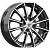 K&K 6x15/4x100 ET50 D60,1 Сандал (КС1199) Алмаз черный