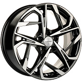 Khomen Wheels 7x17/5x108 ET40 D54,1 KHW1716 (Jac/Москвич 3) Black-FP