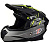 Шлем кроссовый HIZER J6801 #1 (L) gray/lemon