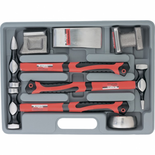 b15070a0-6a09-11eb-a28d-04d9f508137a Набор инструментов рихтовочных  MATRIX  (3молотка+4наковал.)